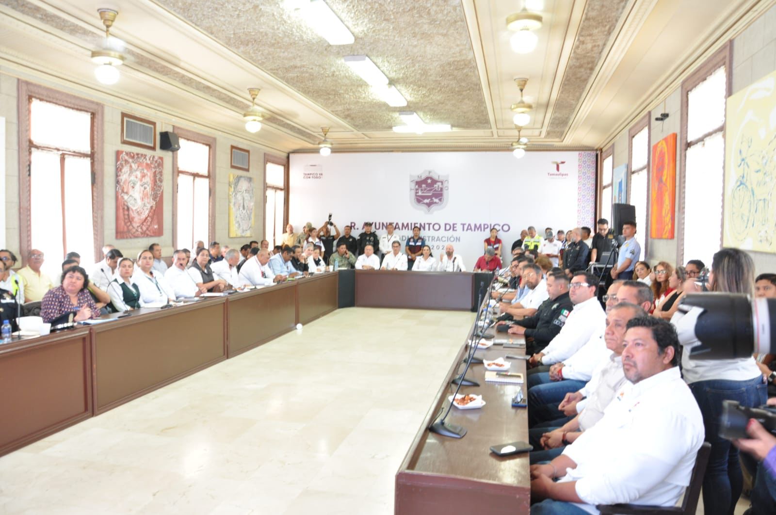 Ante posible crecida del Pánuco, autoridades tamaulipecas toman medidas preventivas