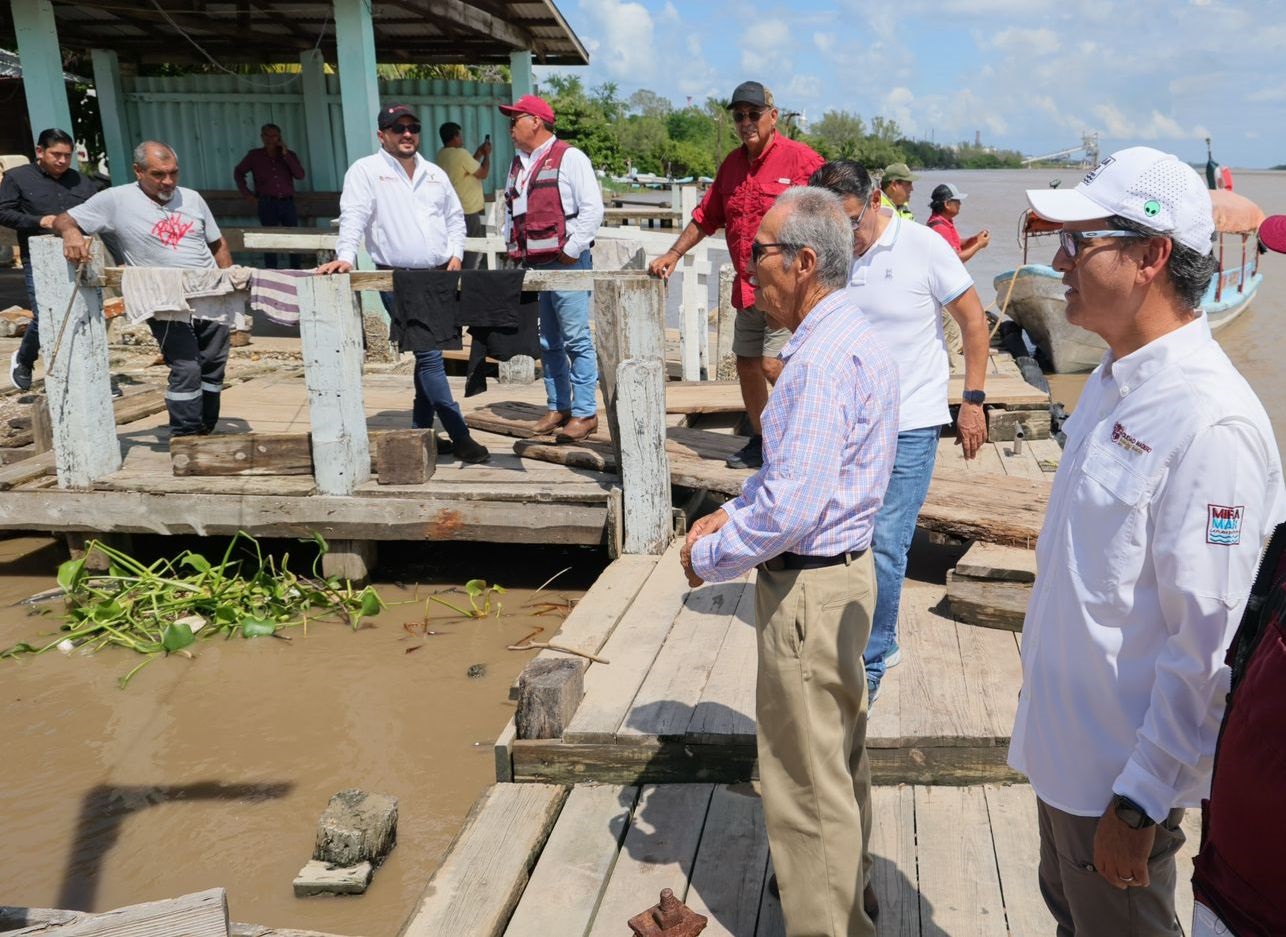 Erasmo González mantiene alerta para proteger a población en margen del río Pánuco