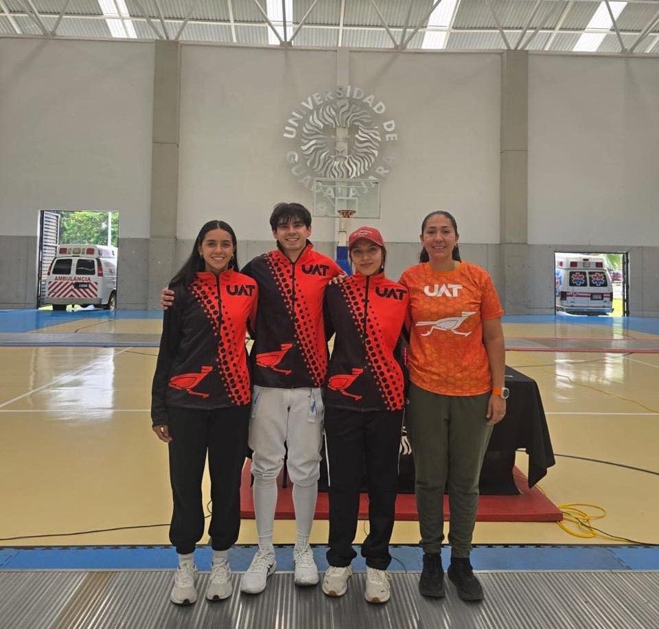 Estudiantes de la UAT conquistan el medallero en el nacional de Esgrima