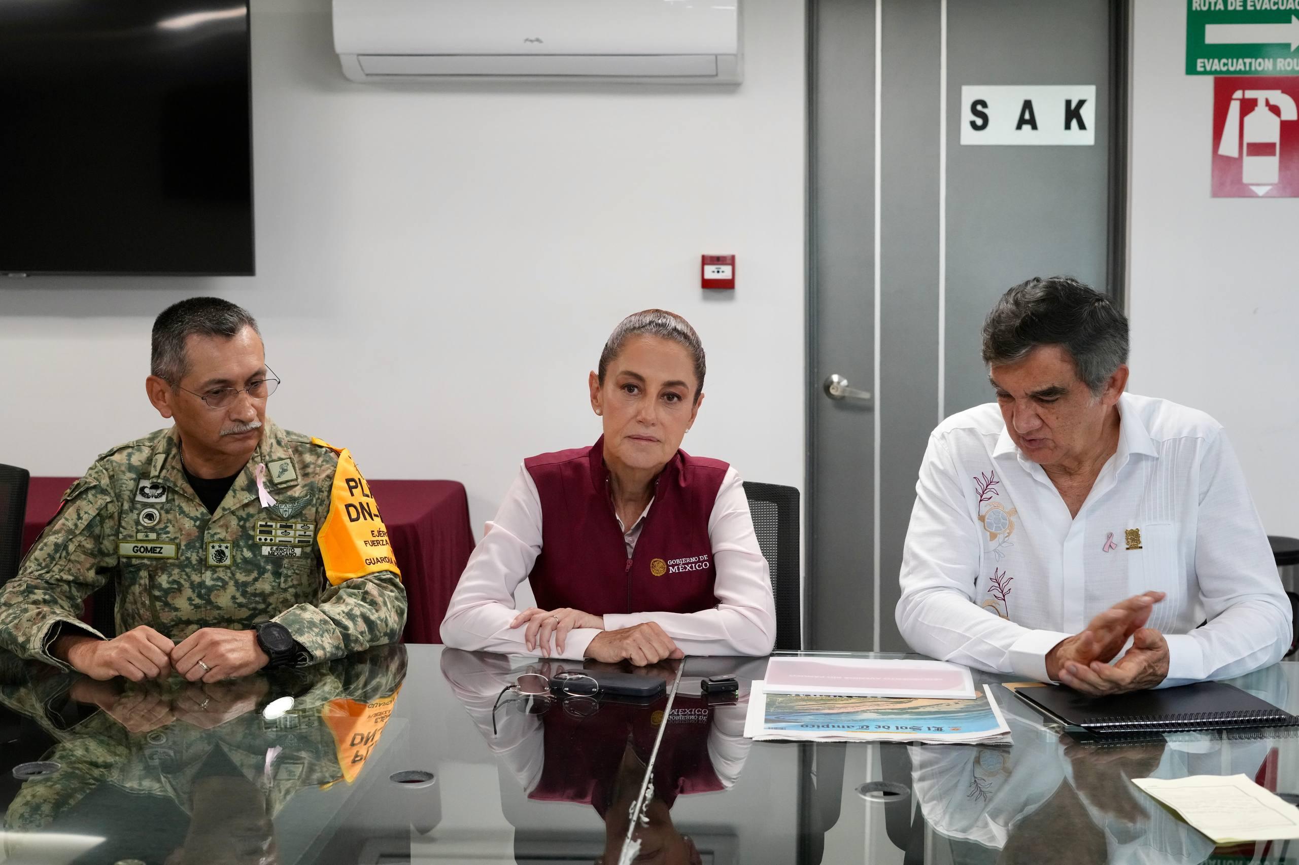 MONITOREA GOBIERNO DE MÉXICO CRECIMIENTO DEL RÍO PÁNUCO; AL MOMENTO NO REPRESENTA RIESGO: PRESIDENTA CLAUDIA SHEINBAUM