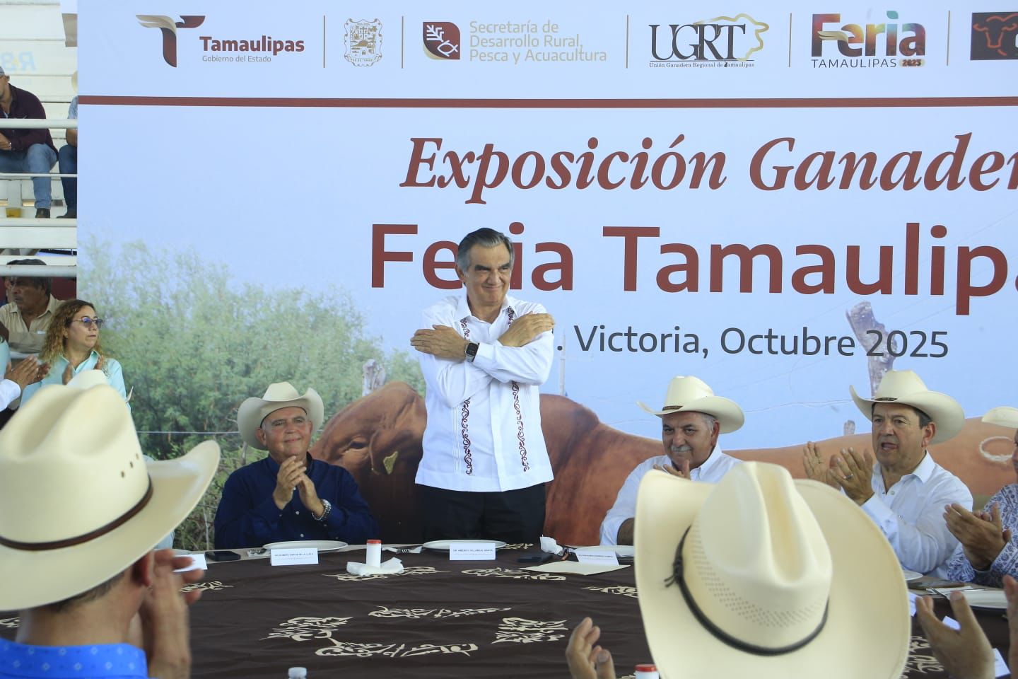 Inaugura Américo Villarreal exposición ganadera en la Feria Tamaulipas 2025