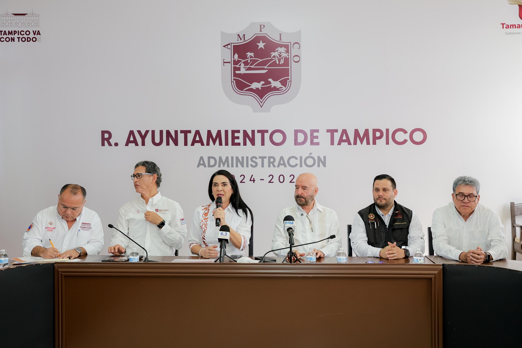 Tampico preparado ante llegada de la cresta del río Pánuco: Mónica Villarreal Anaya