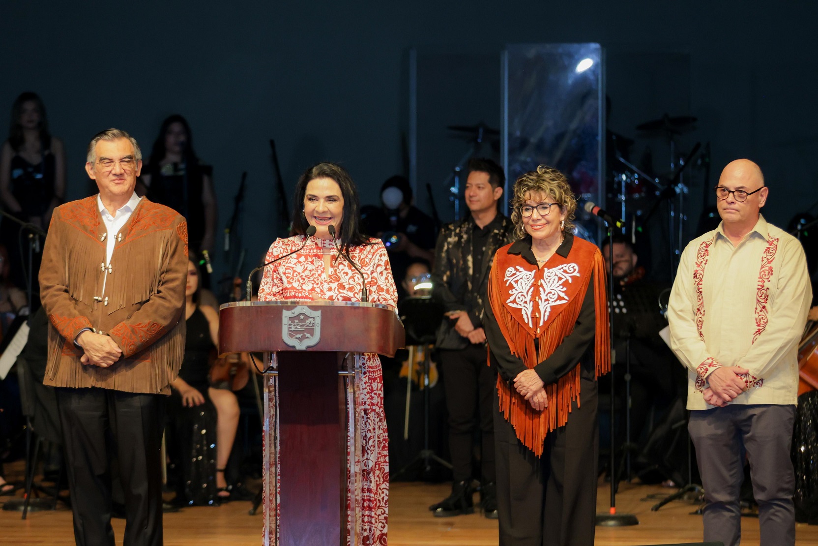 Mónica Villarreal destaca el compromiso de Tampico con el arte y la cultura durante inauguración del Festival Internacional en la Costa del Seno Mexicano (Encabezado)