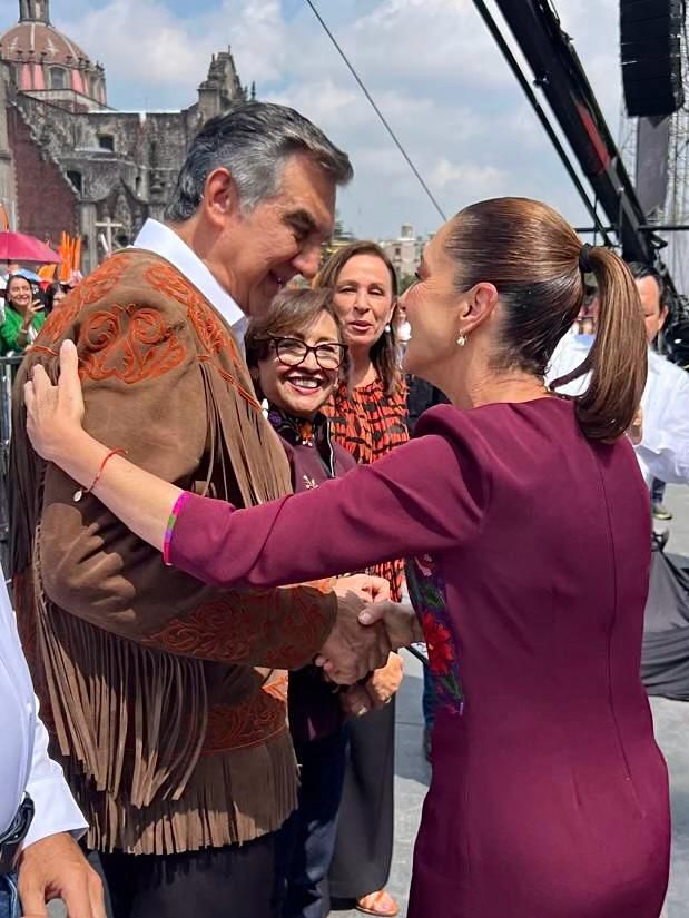 Vamos bien y nos va a ir mejor con el gobierno de la presidenta Claudia Sheinbaum: Américo Villarreal