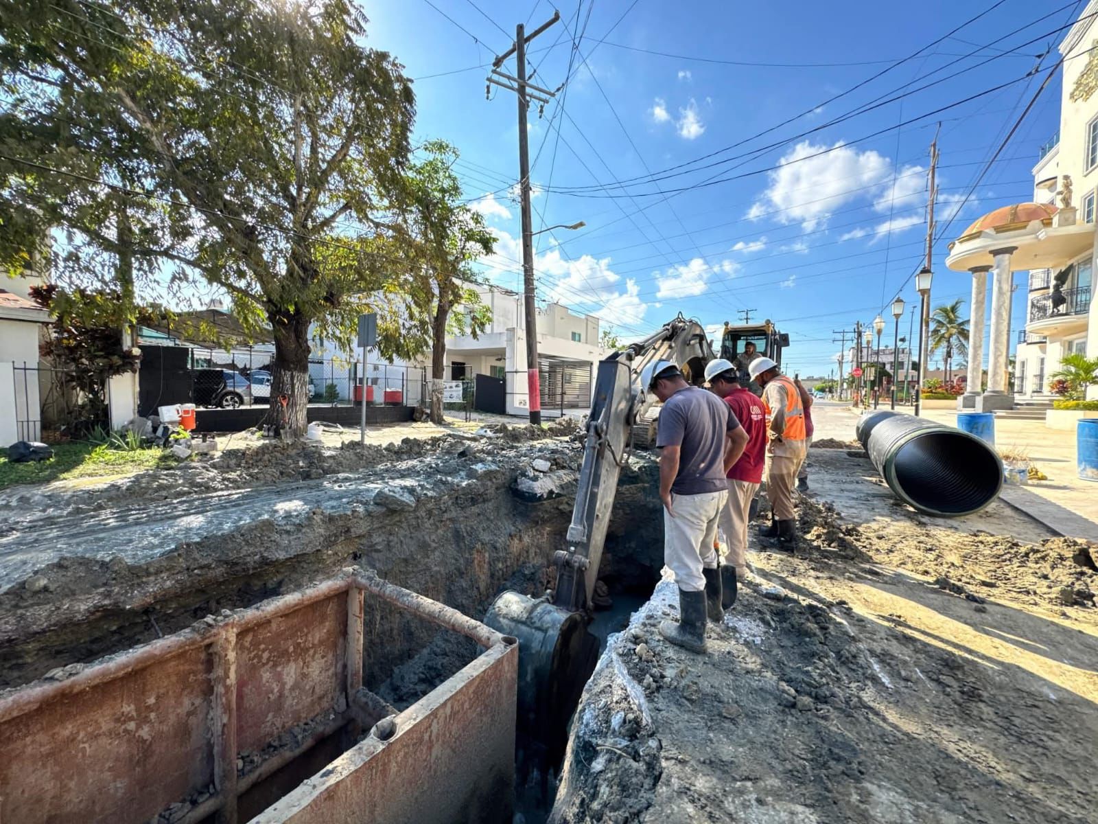 COMAPA SUR registra avance histórico en la rehabilitación de drenaje y atención de socavones en 2025