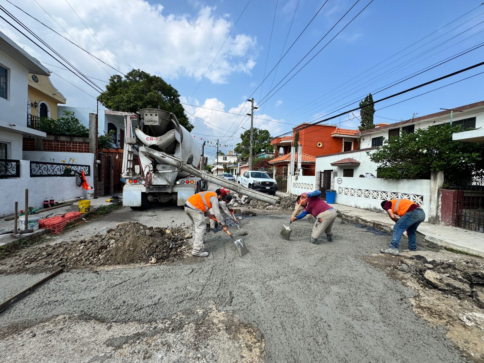 Continúa COMAPA SUR con la restauración de pavimentos tras obras hidrosanitarias