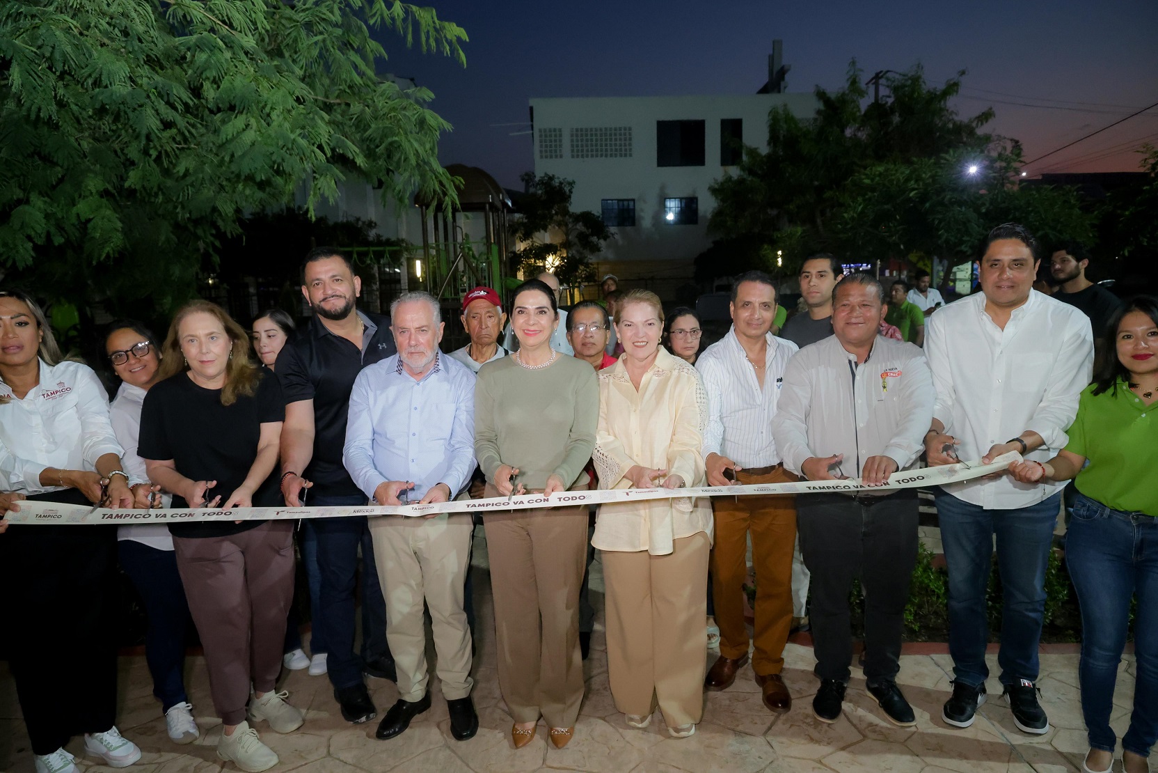 Reinaugura Mónica Villarreal Anaya el Parque Infantil Los Pinos y avanza en la recuperación de espacios públicos