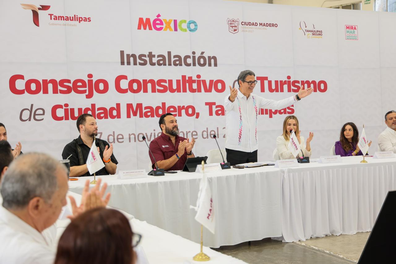 Consejo Consultivo de Turismo consolidará desarrollo en Ciudad Madero: Erasmo González