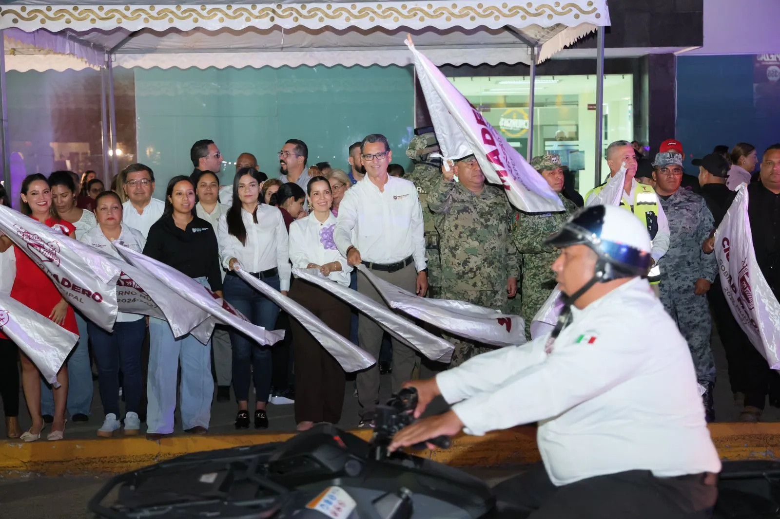 Erasmo González junto a fuerzas de seguridad arranca operativo de Buen Fin y Navidad 2025