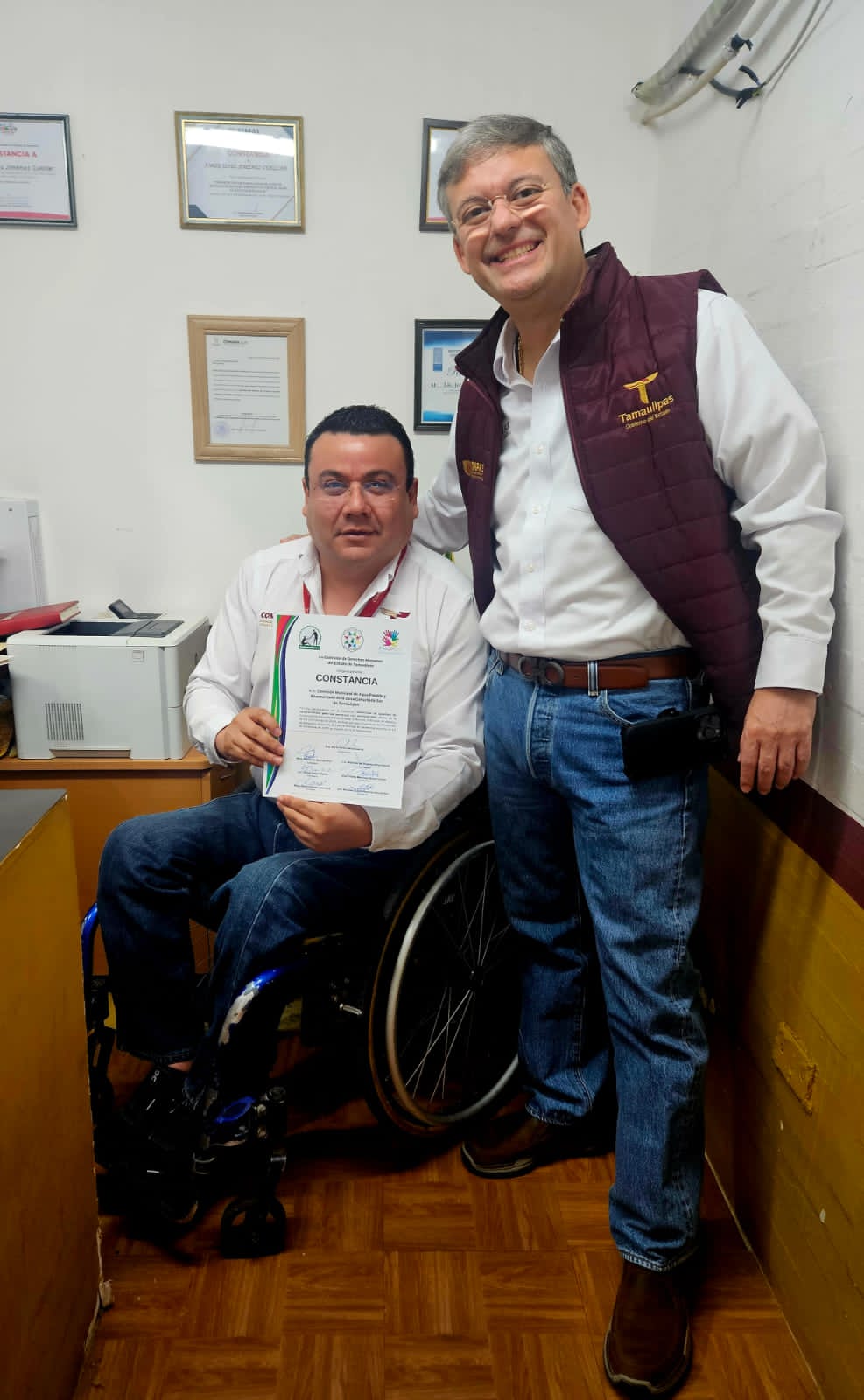 COMAPA SUR es reconocida por su Módulo de Atención Accesible en convocatoria de la CNDH Tamaulipas