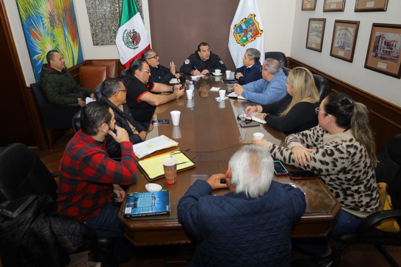 Evalúa Gabinete afectación por lluvias en Victoria.