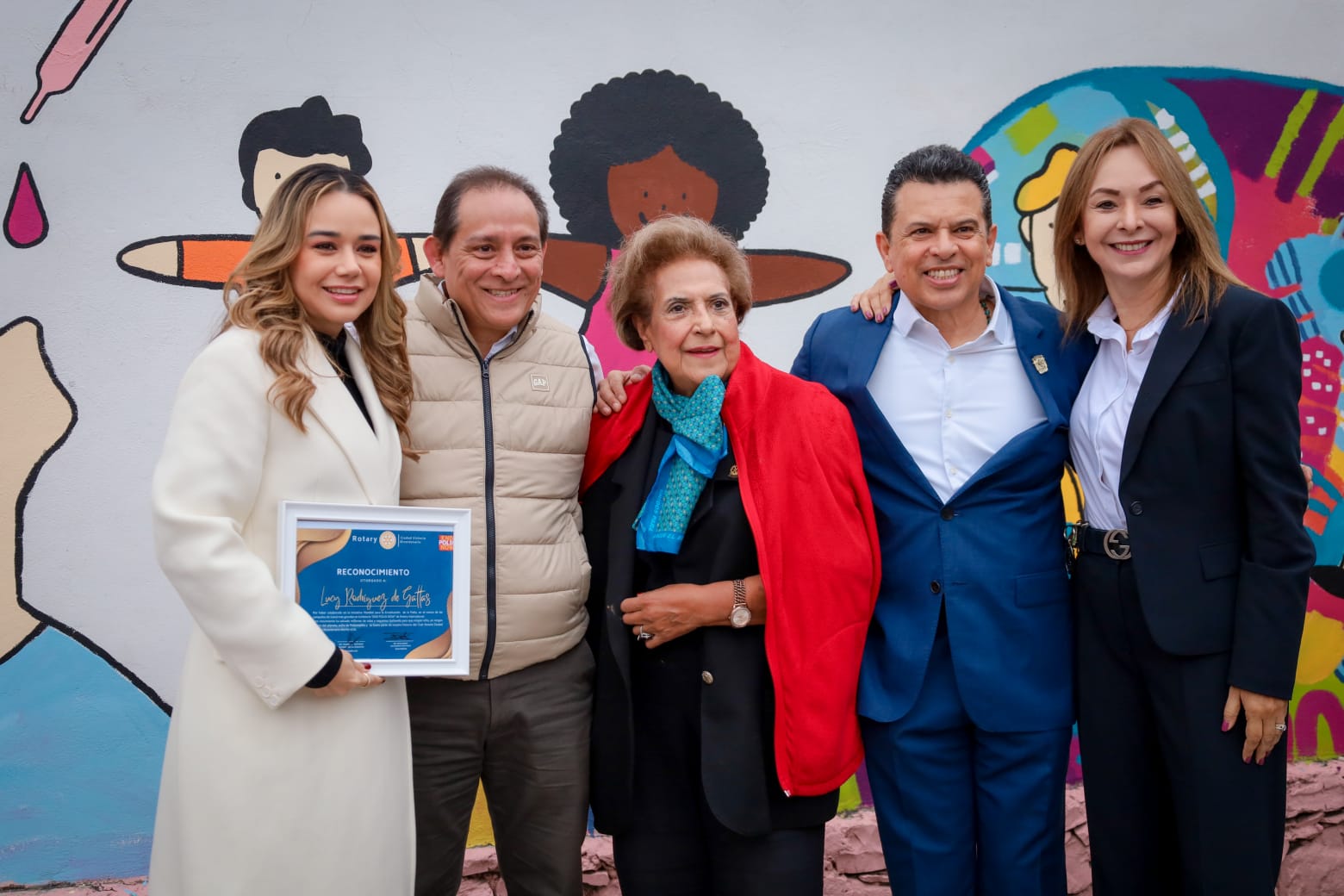 DIF Victoria y Club Rotario Ciudad Victoria Bicentenario presentaron el mural “End Polio Now”