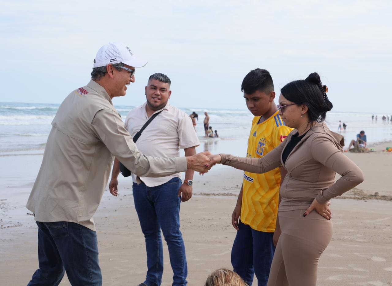 Aumenta preferencia por playa Miramar; 220 mil visitantes en fin de año