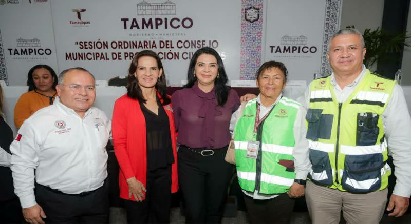 Preside Mónica Villarreal Anaya Sesión Ordinaria del Consejo Municipal de Protección Civil 2025
