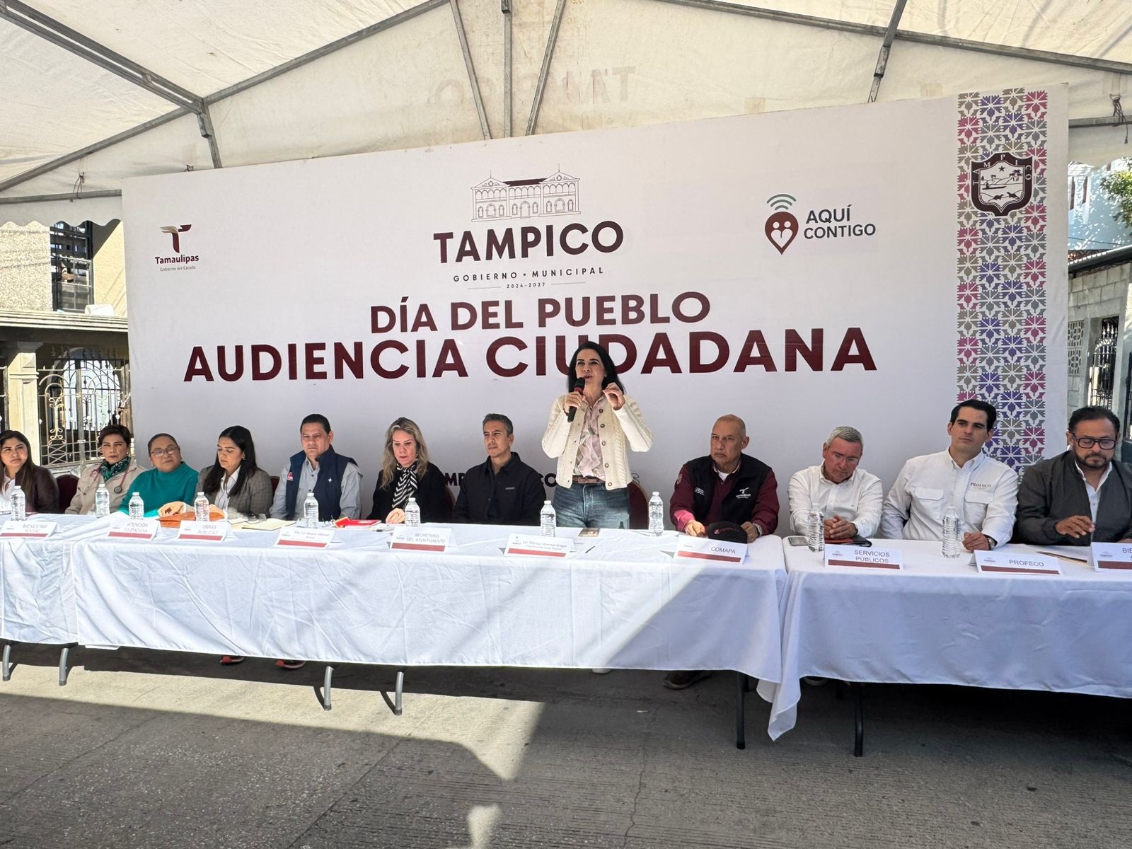 COMAPA SUR fortalece coordinación interinstitucional con el Ayuntamiento de Tampico en Audiencia Ciudadana