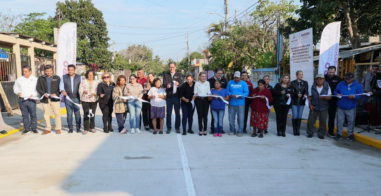 Erasmo González con dos calles más fortalece la movilidad urbana