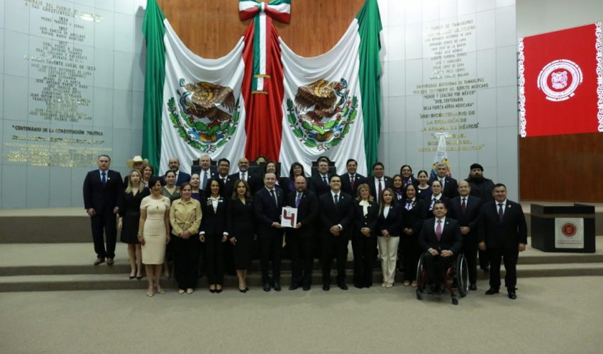 Recibe Congreso de Tamaulipas Cuarto Informe del gobernador Américo Villarreal