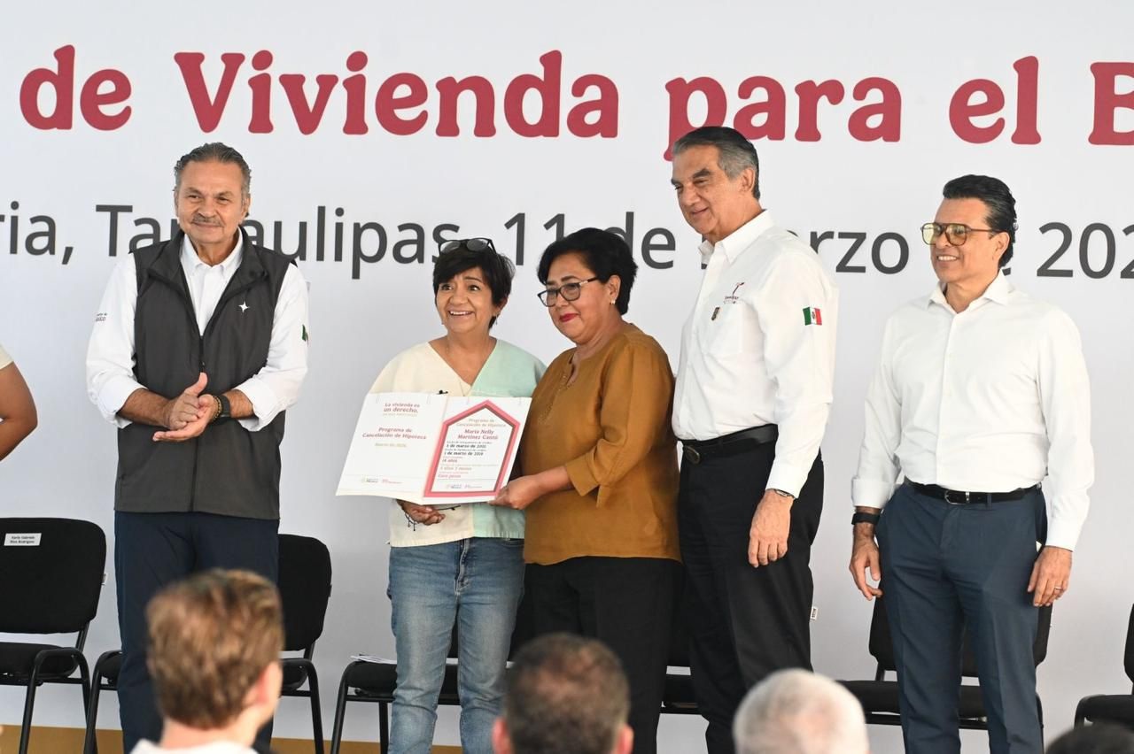 Agradece Lalo Gattás a presidenta Sheinbaum impulso a la vivienda en Victoria.