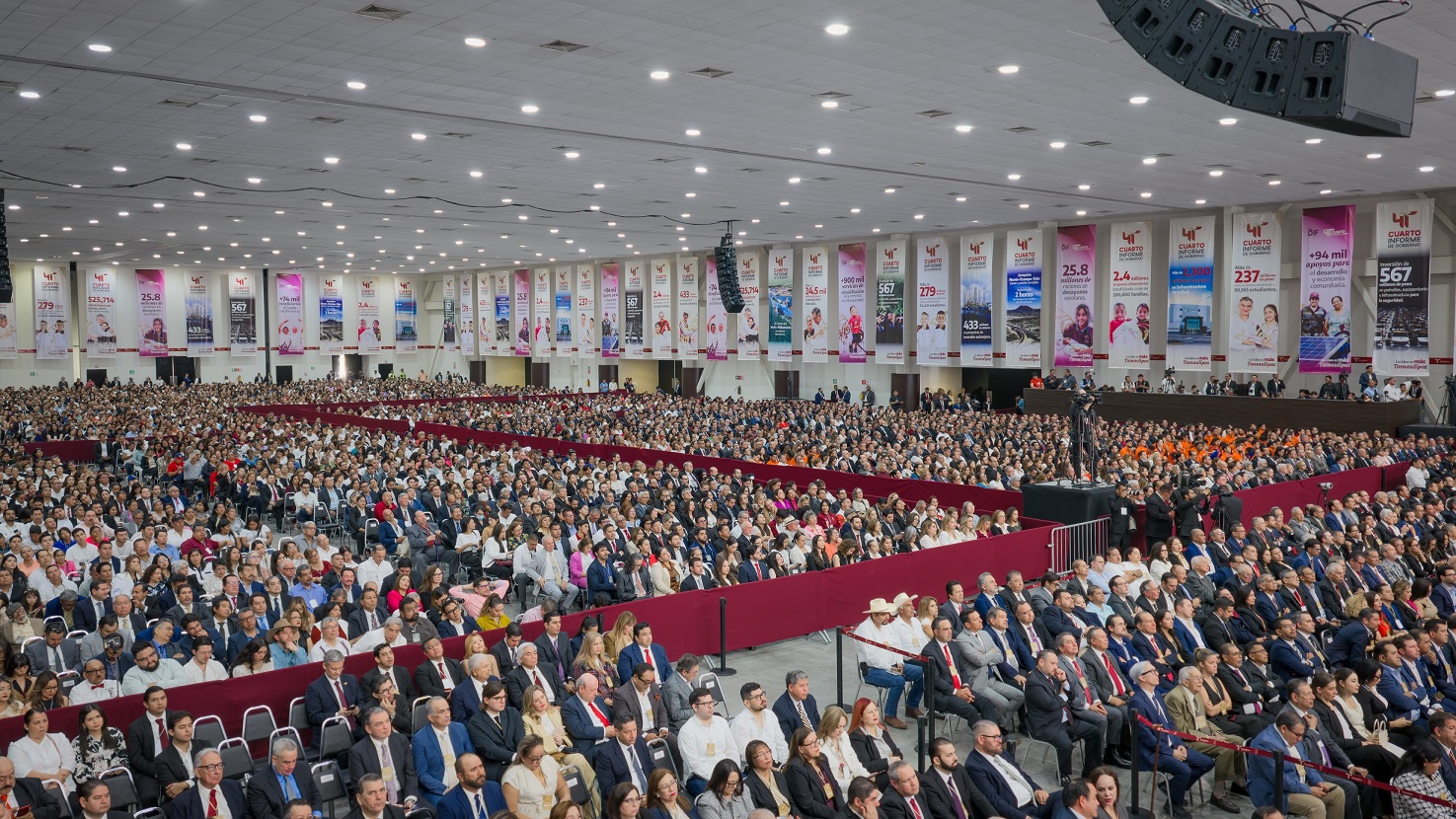 En su Cuarto Informe, el gobernador Américo Villarreal exhortó a evitar la reacción de aquellos que pretenden, desde las noticias falsas, abrir de nuevo el espacio a las oligarquías