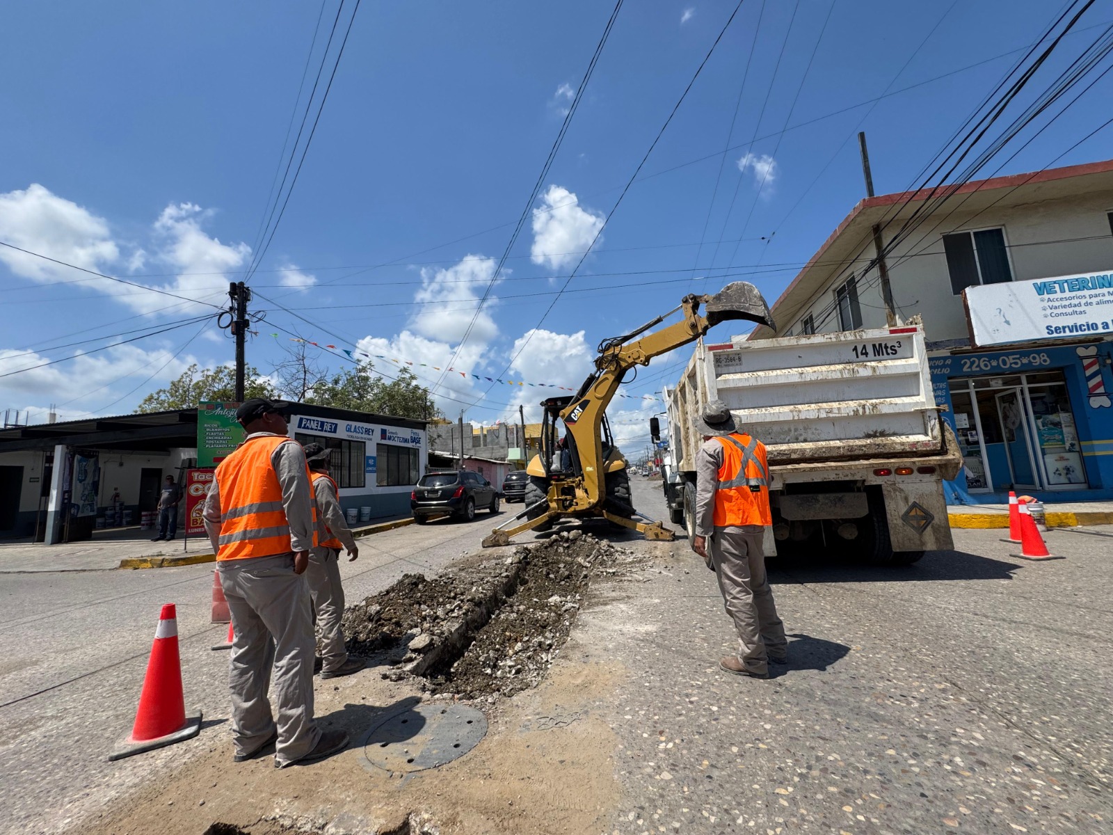 COMAPA SUR impulsa obra de rehabilitación sanitaria en la zona norte de Tampico