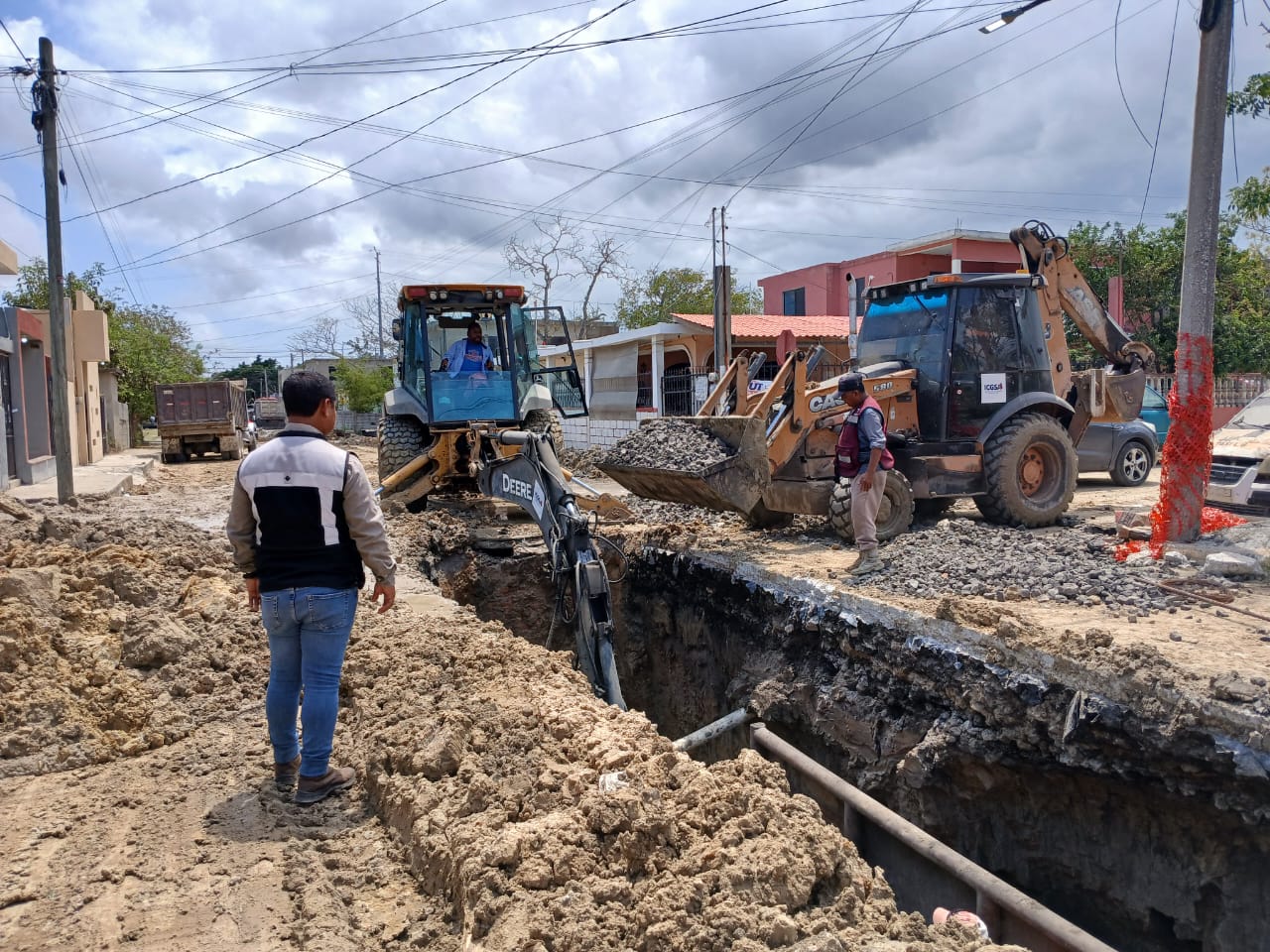 COMAPA Sur impulsa rehabilitación de colector sanitario mediante el programa PRODDER