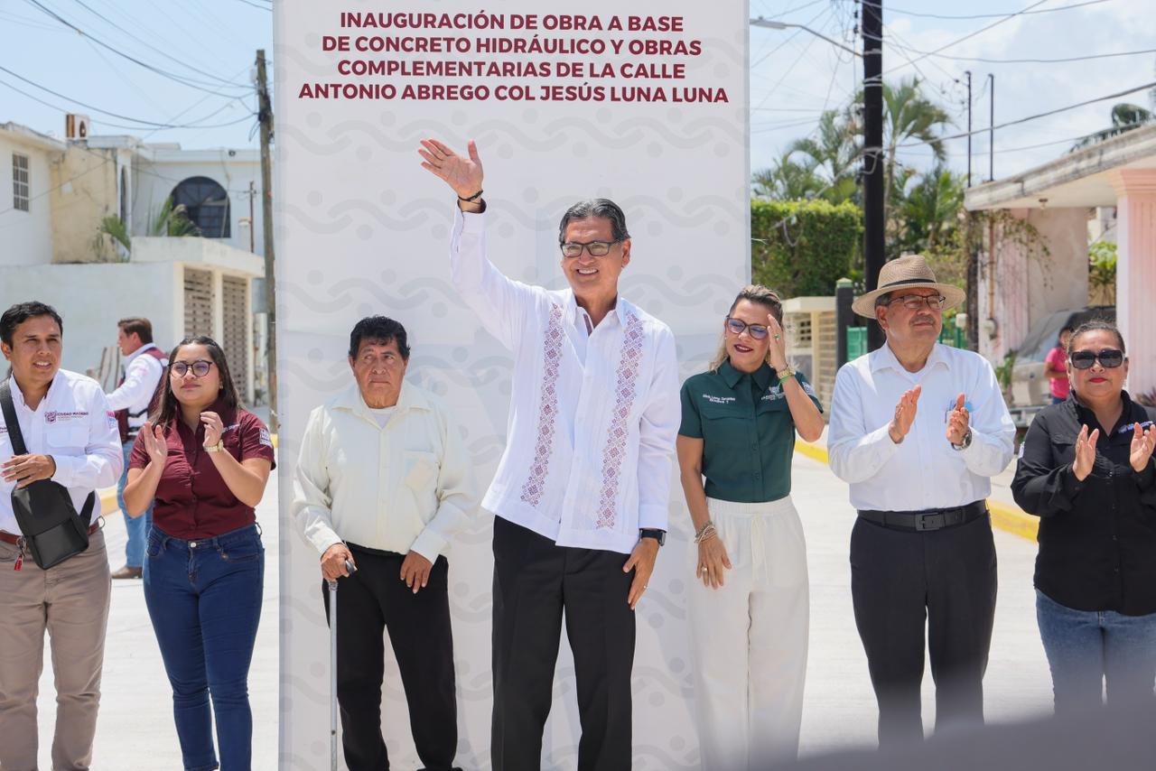 Erasmo González Robledo consolida avance en infraestructura urbana con intensa jornada de inauguraciones