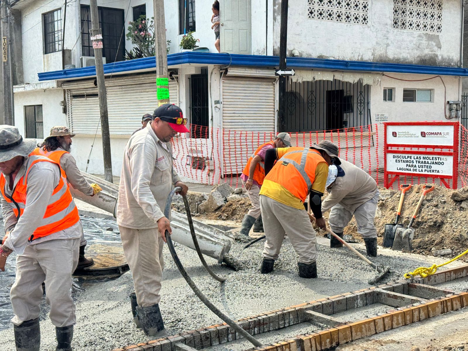 Reposición de pavimentos fortalece la infraestructura urbana en Tampico: COMAPA