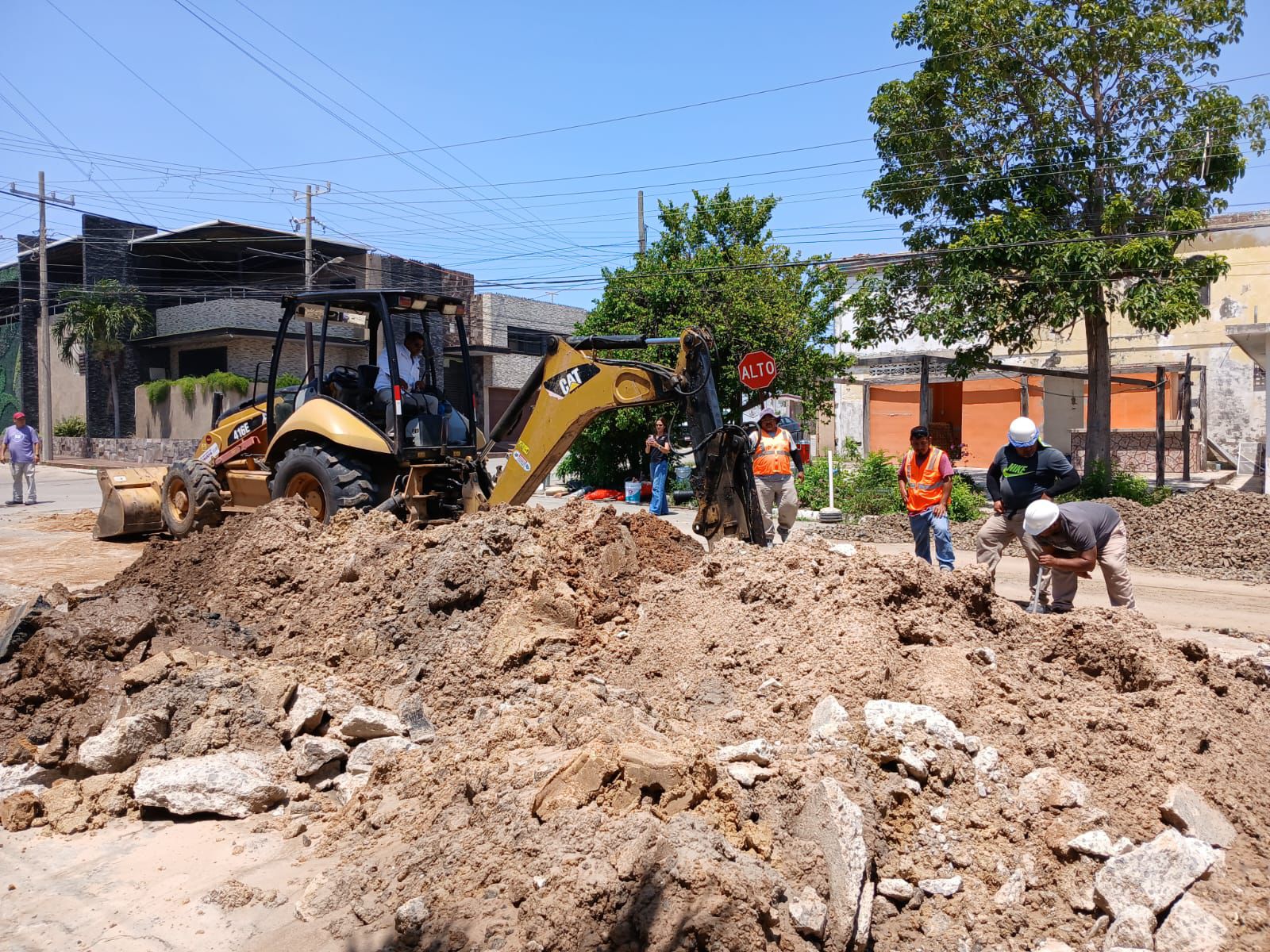 Avanza Comapa Sur en la rehabilitación de red sanitaria en Ciudad Madero